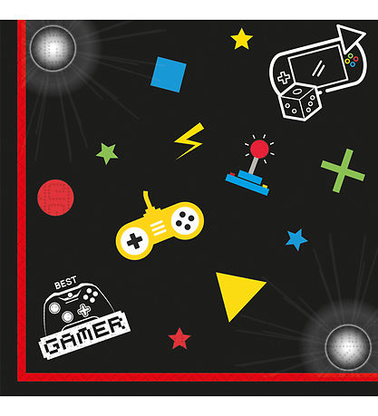 Decorata Party Napkins - 20-pack - 33x33 cm - Gaming Party
