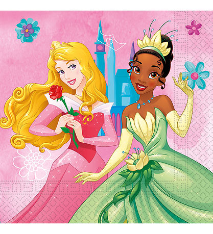 Decorata Party Napkins - 20-pack - 33x33 cm - Princess Live Yo