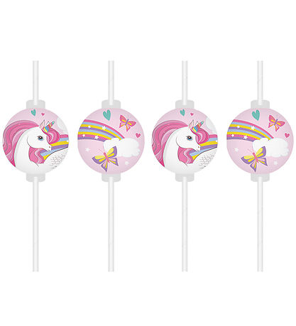 Decorata Party Pilli - 4 kpl - Unicorn Rainbow Värit