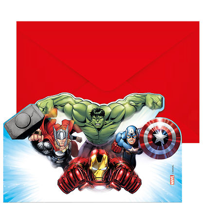 Decorata Party Invitations - 6-Pack - Avengers Infinity Stones