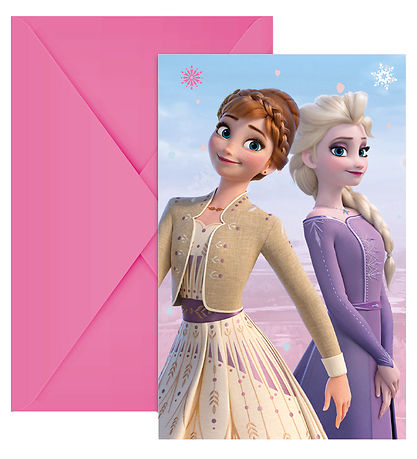 Decorata Party Invitations - 6-Pack - Frozen II Wind Spirit