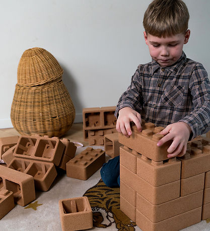 Dantoy Building Blocks - 22 Parts - Cork
