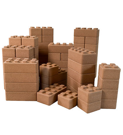 Dantoy Building Blocks - 66 Parts - Cork