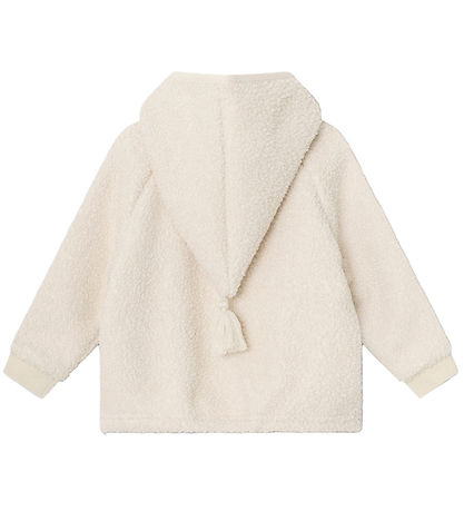 Mini A Ture Fleece Jacket - Teddy - MatLiff - Angora Cream