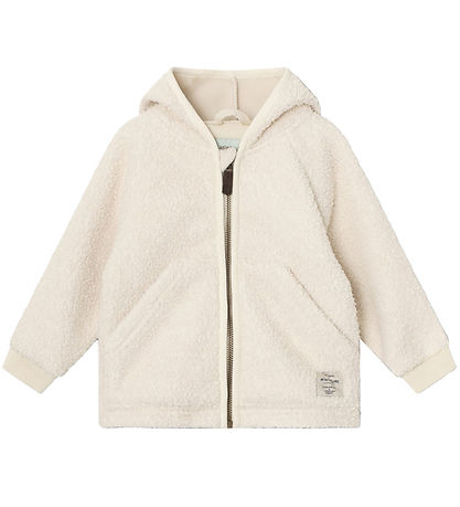 Mini A Ture Fleece Jacket - Teddy - MatLiff - Angora Cream