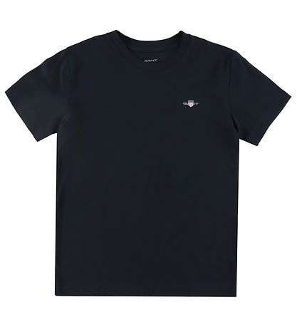 GANT T-Shirt - 2er-Pack - Schwarz