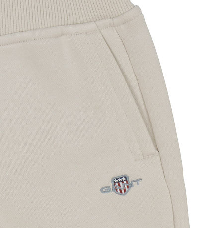 GANT Sweatpants - Shield - Soft Oats