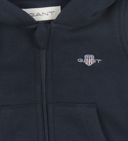 GANT Cardigan - Shield - Evening Blue