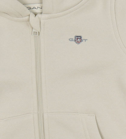 GANT Cardigan - Shield - Soft Oats