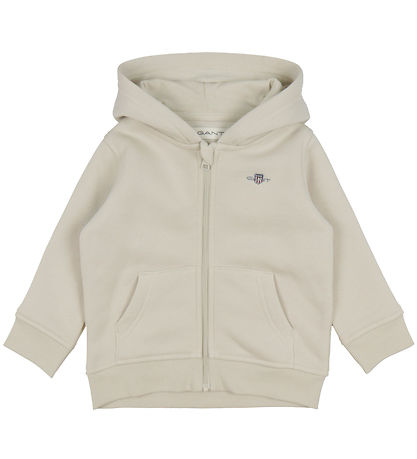 GANT Cardigan - Shield - Soft Oats