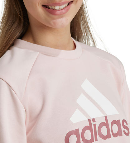 adidas Performance Jogging galli - J BL FT TS - Bleikt/Hvítur