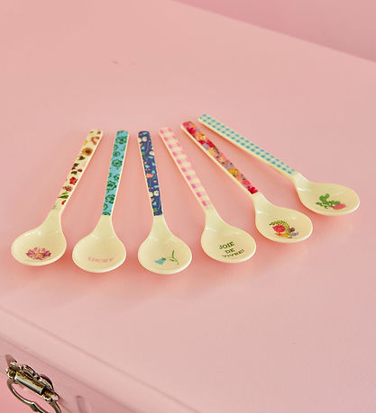 Rice Spoon - Melamine - Tea - Blue/Good Luck