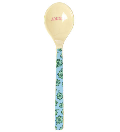 Rice Spoon - Melamine - Tea - Blue/Good Luck