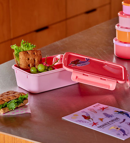 Rice Lunchbox - 3 rooms - 1100 mL - Pink
