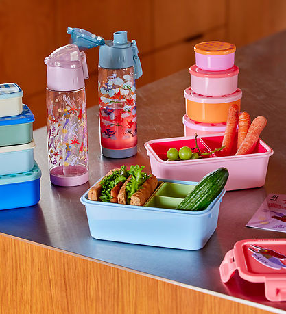 Rice Lunchbox - 3 Rooms - 1100 mL - Blue