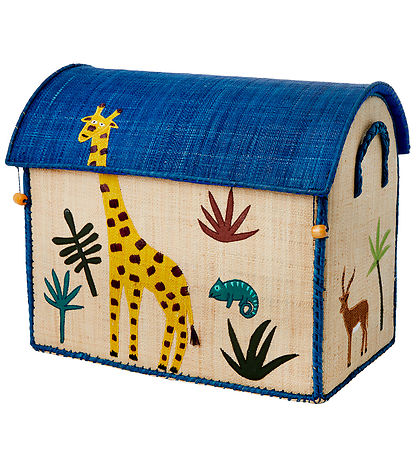 Rice Storage Baskets - Raffia - 3 pcs - 52/45/37 cm - Jungle
