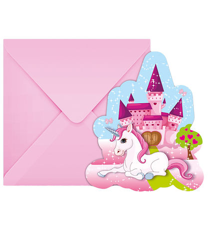 Decorata Party Invitations - 6-Pack - Unicorn