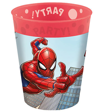Decorata Party Plastikbecher - 4er-Pack - 250 ml - Spider-Man Kr