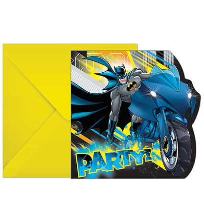 Decorata Party Invitations - 6-Pack - Batman Rogue Rage