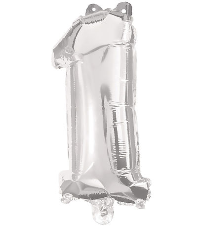Decorata Party Þynnublöðru - 85 cm - No 1 - Silfur