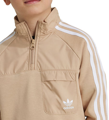 adidas Originals Trainingspak Crew gezien HZ Beige Wit KW BE