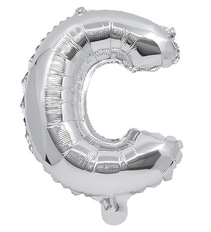 Decorata Party Þynnublöðru - 31 cm - C - Silfur