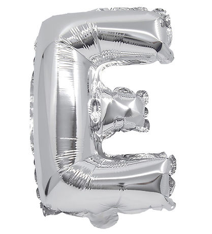 Decorata Party Foil balloon - 31 cm - E - Silver