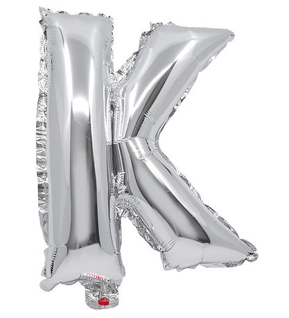 Decorata Party Foil balloon - 35 cm - K - Silver