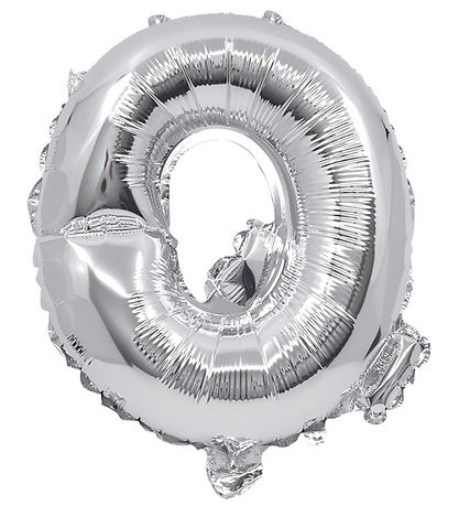 Decorata Party Þynnublöðru - 33 cm - Q - Silfur