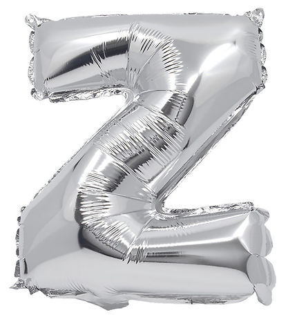 Decorata Party Þynnublöðru - 30 cm - Z - Silfur