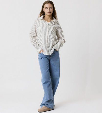 LMTD Jeans - Noos - NlfKizza Dnm Mom Pant - Light Blue Denim