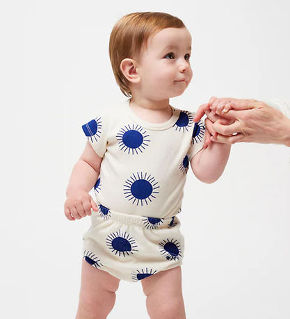 Bobo Choses Set - Bodysuit k/æ/Bloomers - Offwhite