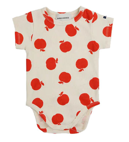 Bobo Choses Set - Bodysuit k/æ/Boomers - Offwhite