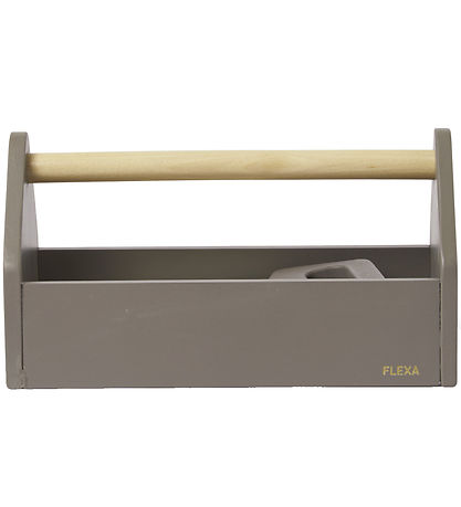Flexa Toolbox - Wood - Play - 4 Parts - Dusty Brown/Birch Pl
