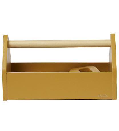 Flexa Toolbox - Wood - Play - 4 Parts - Mustard/Birch Plywoo