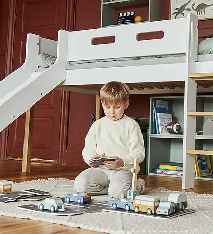 Flexa Bílar - Viður - Play - 4 Partar - Multi