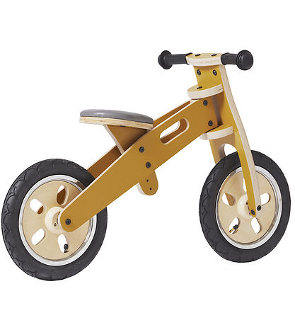 Flexa Loopfiets - Binnen - Hout - Play - Mustard/Birch Multiplex