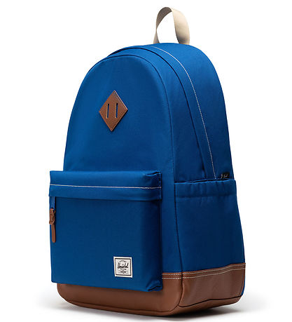 Herschel Backpack - Heritage - True Blue/Tan/White Stitch
