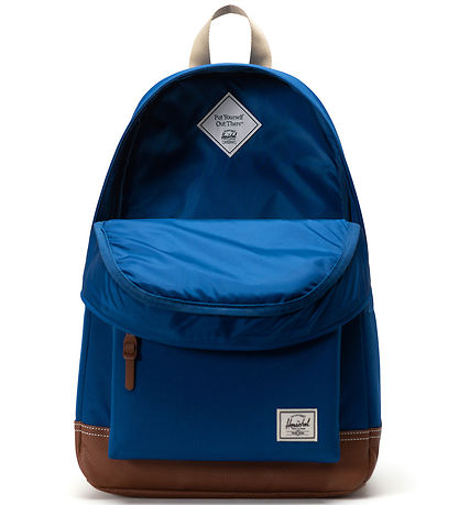Herschel Backpack - Heritage - True Blue/Tan/White Stitch