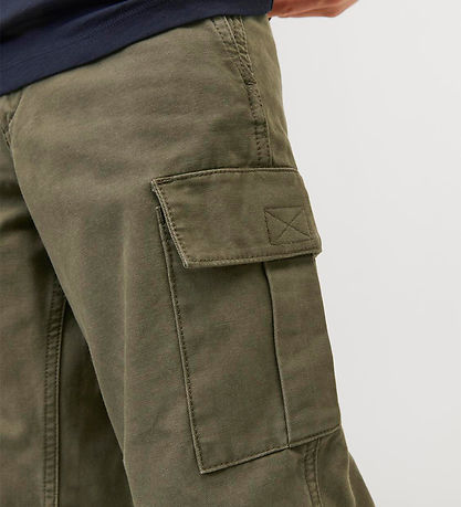 Jack & Jones Byxor - Last - Noos - JPStkane - Olive Natt