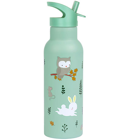 A Little Lovely Company Vattenflaska - 500 ml - Forest Friends