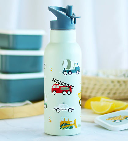 A Little Lovely Company Water Bottle - 500 mL - Vehicles