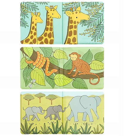 A Little Lovely Company Bath Book - Color changing - Savanna Fre