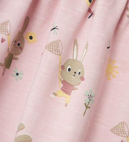 Name It Kleid - NbfHejse - Parfait Pink m. Kaninchen