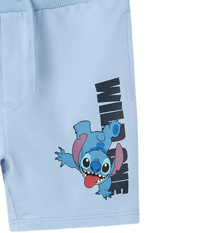 Name It Sweat Shorts - NmmAmit Stitch - Chambray Blue