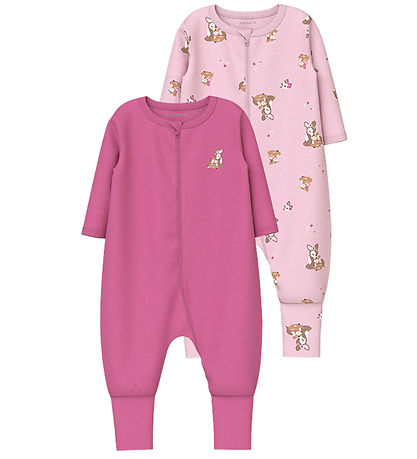 Name It Schlafanzug - NbfNightsuit - 2er-Pack - Ibis Rose