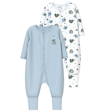 Name It Schlafanzug - Noos - NbmNightsuit - 2er-Pack - Baby Blue