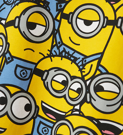 Name It Stuttermabolur - NmmJól Minions - Bright White