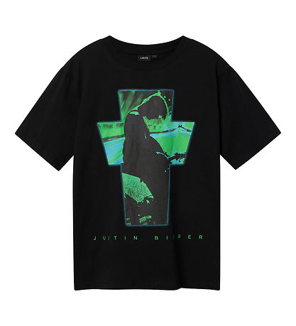 LMTD Stuttermabolur - NlnAsben Justin Bieber - Svart