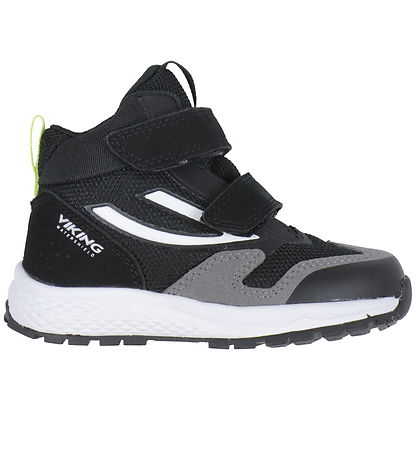 Viking Kängor - Century Mid WP - Black/Lime